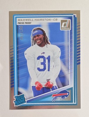 2025 Panini Donruss - Rated Rookie Maxwell Hairston #362 Press Proof Silver /199