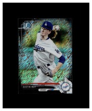 2017 Bowman Chrome Mini Prospects Black Shimmer Refractor #BCP21 Dustin May /100
