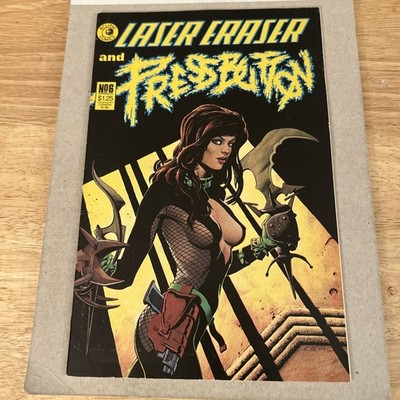  Laser Eraser and Pressbutton #6 1986 Eclipse Comics Vintage