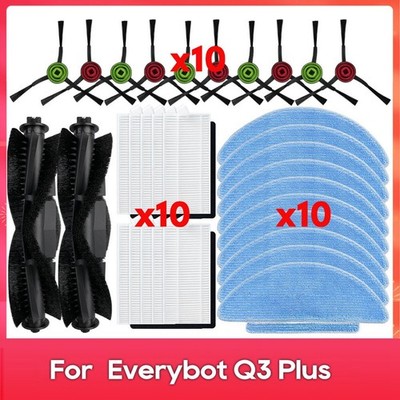 Für Everybot Q3 / Q3 Plus Ersatzteile Zubehör Hauptseitenbürste Hepa- Wisch1275