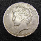 1926-S Silver Peace Dollar - San Francisco - 90% Silver- F-VF Details - Cleaned