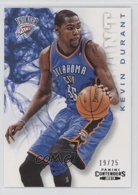 2012-13 Panini Contenders Silver 19/25 Kevin Durant #92 5ir