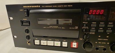 Marantz PMD510U Dual Independent Cassette Tape Deck Rack Mount for