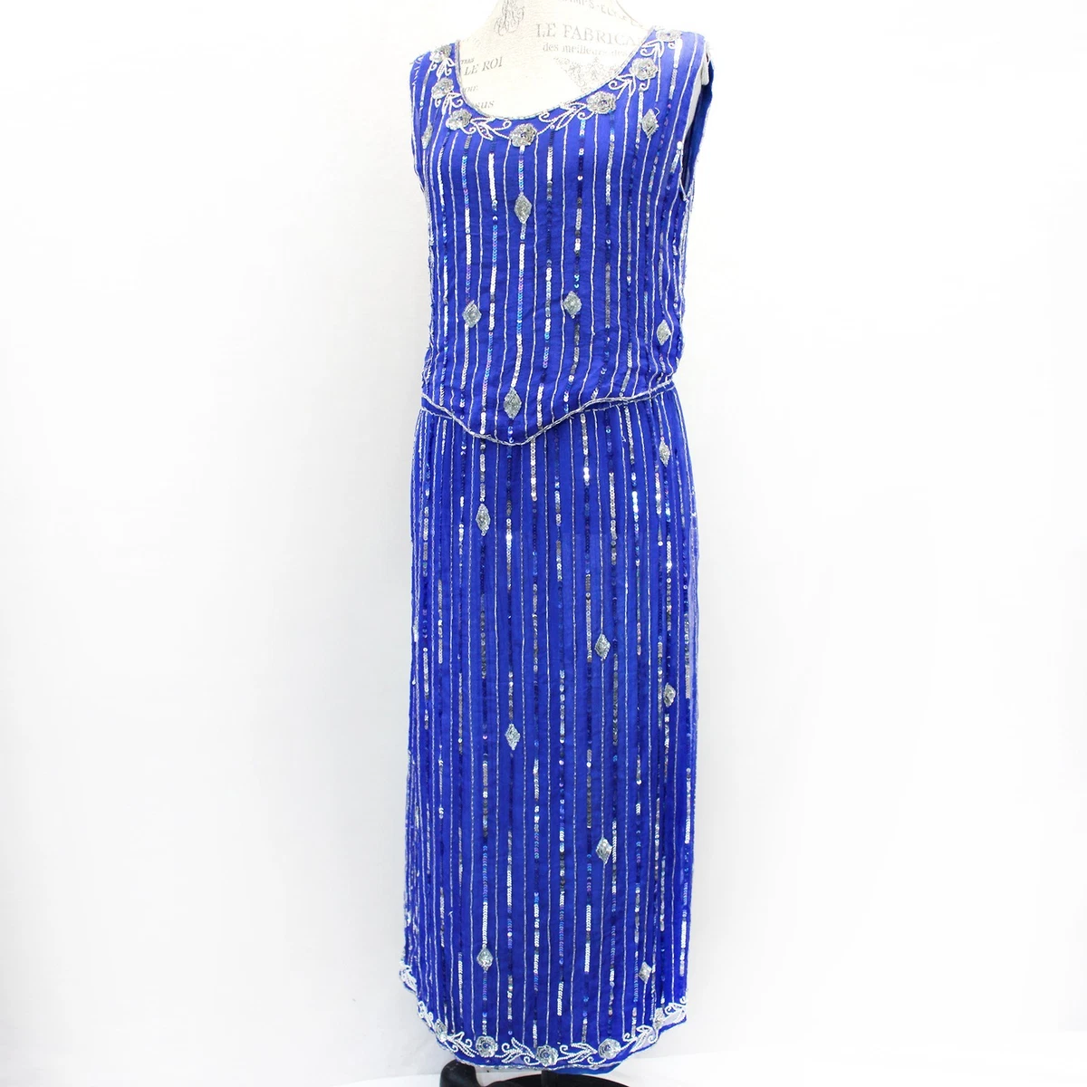 princess polly baby blue dress 1920s Dresess | Royal Blue Spaghetti Straps Fringed Roaring 20s Great  Gatsby Dress