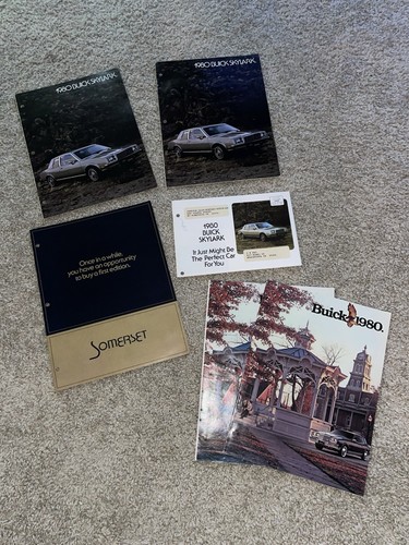 Vintage 1980 Buick Original Literature Collection