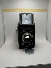 Kalimar Reflex SL 6x6cm SLR camera with Kaligar 80mm f3.5 lens. PARTS AS-IS 