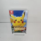 Pokemon Let's Go Pikachu (Nintendo Switch, 2018) Original case & cartridge