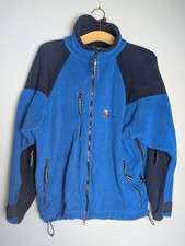 Sprayway Fleece Mens Medium Red Blue Jacket Polartec Windbloc Hiking Outdoors