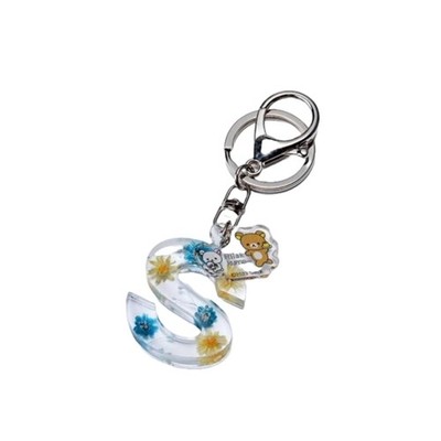 [Sound Spice] Rilakkuma Initial Resin Keychain S_