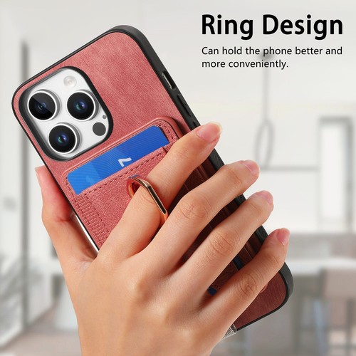 Fashion Magsafe Card Slot Leather Phone Case For iPhone 16 Pro Max 15 Plus 12 XR - Bild 94 von 95