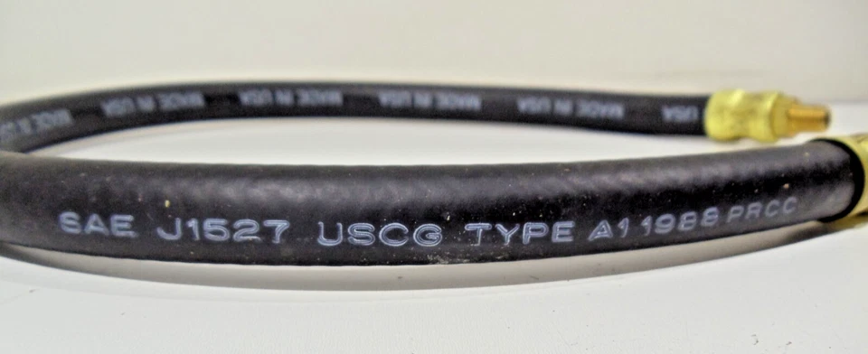 NOS Mercury Marine MerCruiser Boat Engine Gas Fuel Line Tube Hose J1527 - Image 2 of 2