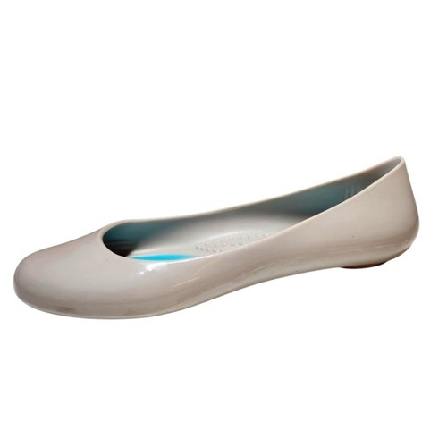 OKA B Flats Gray Taupe Rubber Round Toe Arch Support Recycled Casual Classic 7