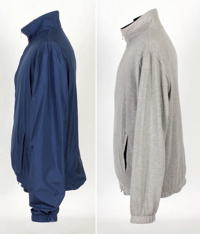 Loro Piana 100% Cashmere / Polyester Reversible Jacket Coat - Blue $2750 Retail  - Image 2 of 4