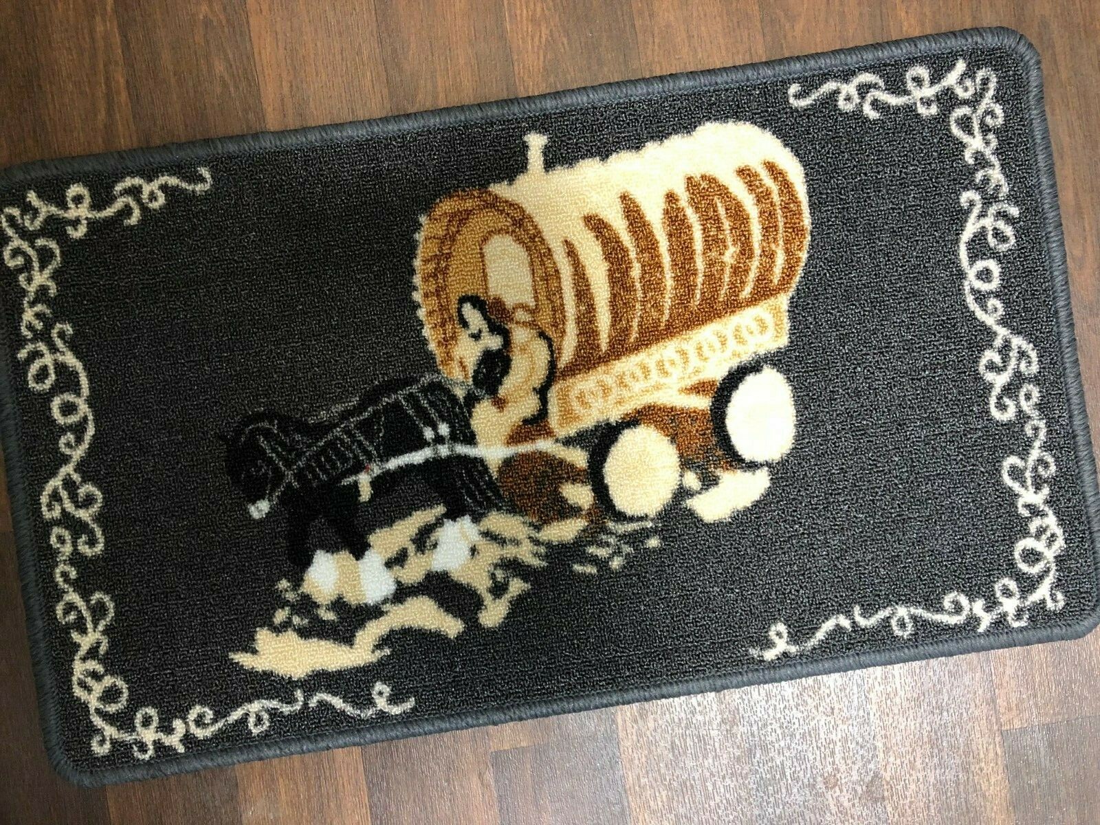 ROMANY WASHABLES GYPSY DOORMAT NON SLIP 40X70CM WAGONHORSE GREY GYPSY ROAD eBay