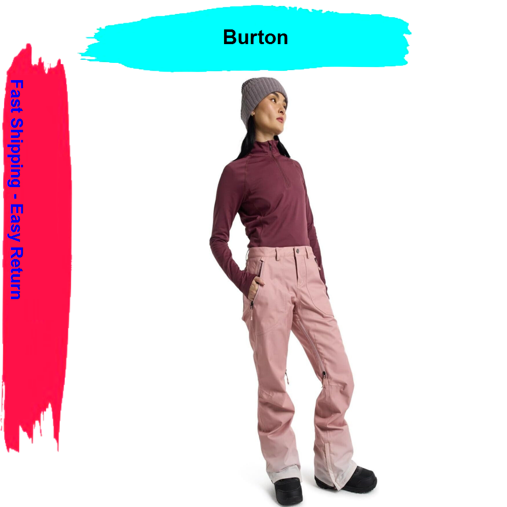 Burton Womens' Vida 2L Waterproof Snow Pants ( XLarge, Blush Pink