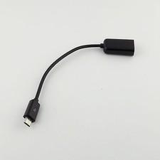 1pcs Black Micro USB B Male To USB 2.0 A Female OTG Host Converter Cable Adapter