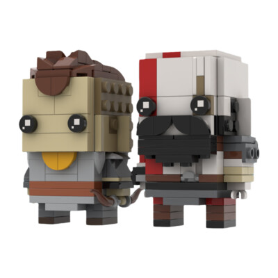 MOC: Kratos and Atreus Bundle Model Toys Building Set 269 Pieces Good Quality