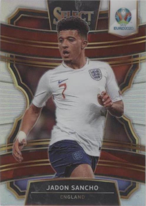 2020 SELECT UEFA EURO SANCHO PSA10 ② Jadon Sancho - 2020 Select UEFA Euro Tri-Color Prizm PSA 10