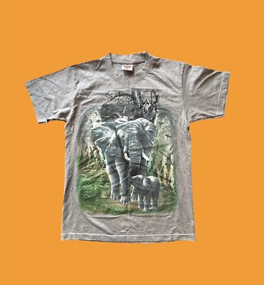 Rock Adler Tiermotiv T-Shirt Elefant Atemberaubender Druck Medium 38 Brustumfang