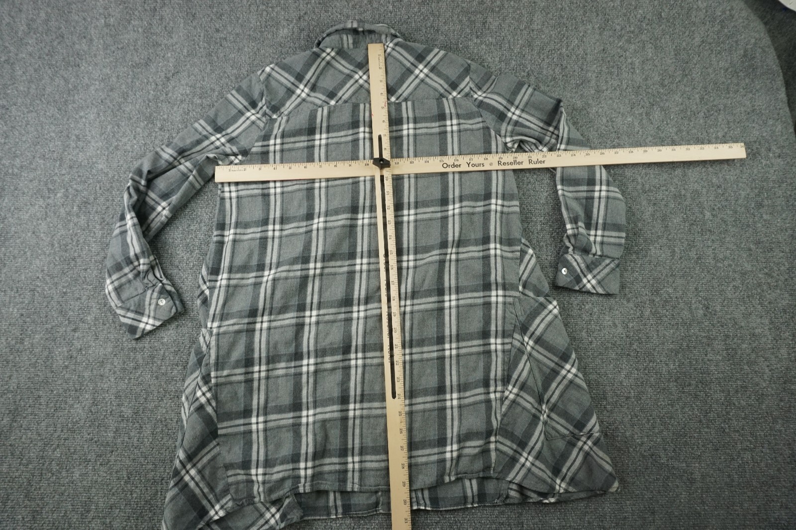 Zara Basic Flannel Button Front Shirt Womens Med … - image 10
