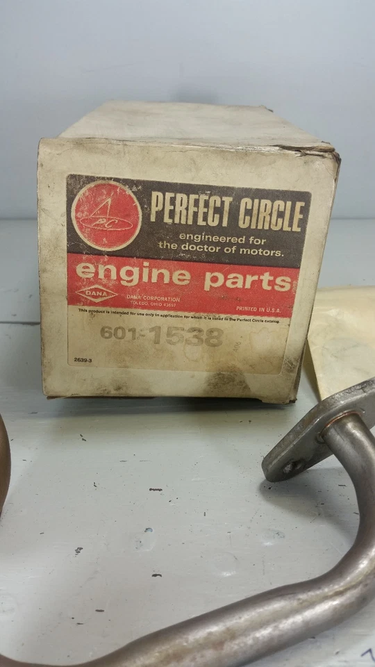 Oil Pump Tube-Stock 1965-1972 Ford Galaxie 500 3.9L-L6 Perfect Circle 601-1538  - Image 2 of 3