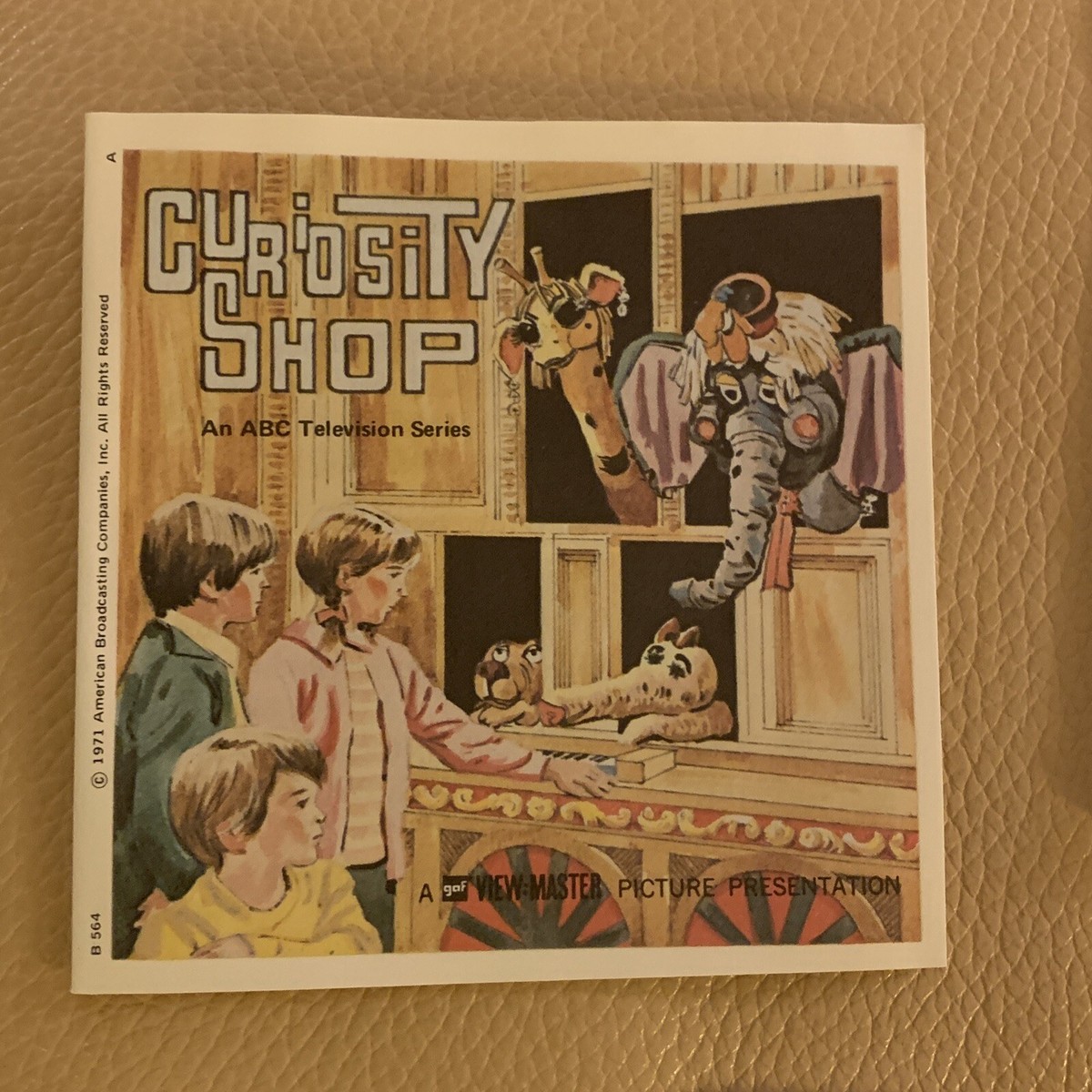 Gaf B564 Curiosity Shop ABC kids TV Show view-master 3 Reels