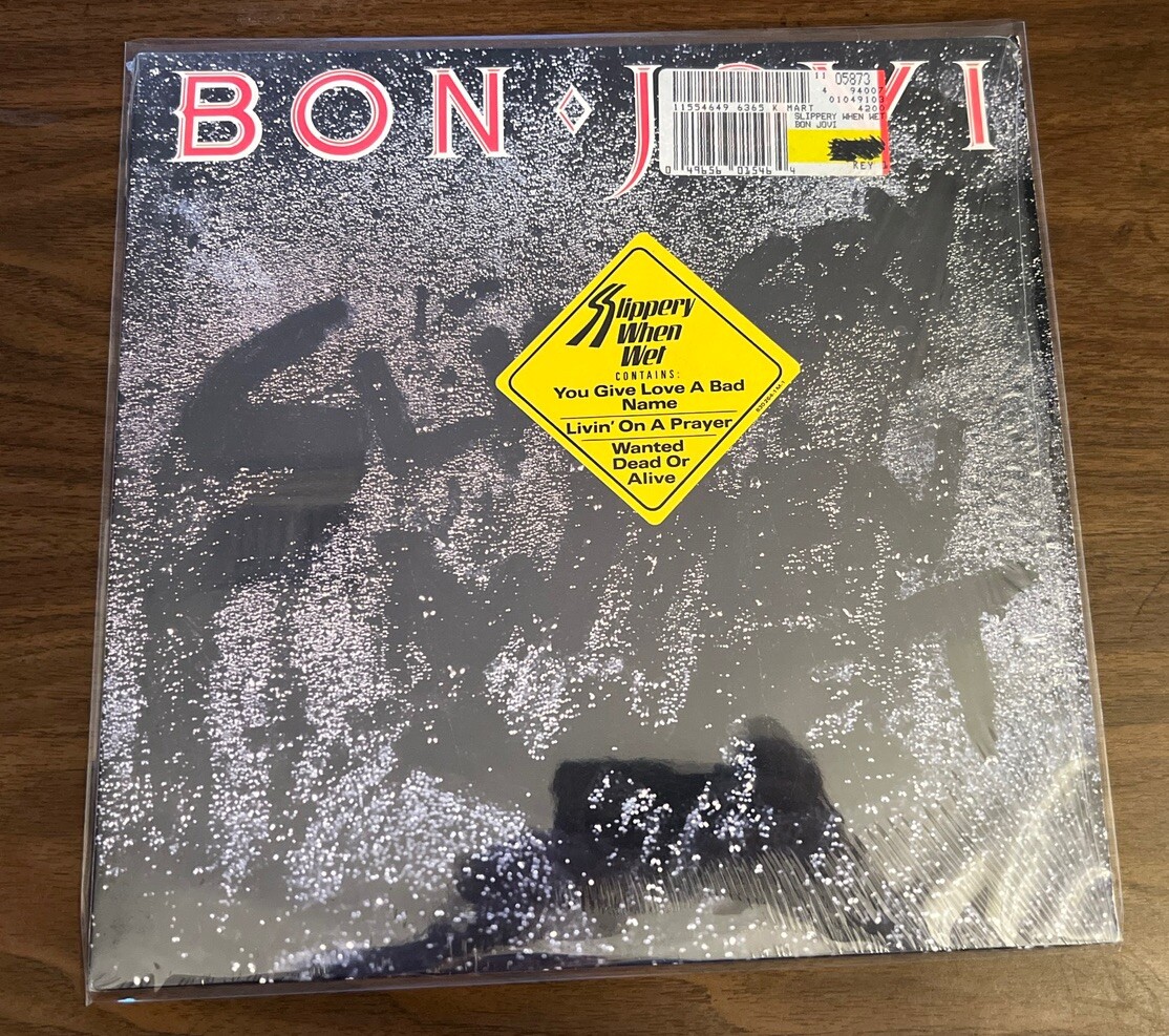 Bon Jovi Slippery when wet LP EX 1986 | eBay