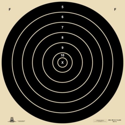 (25 PACK) MR-1C Official NRA F-Class 600 Yard Repair Center, 37'' x 37''