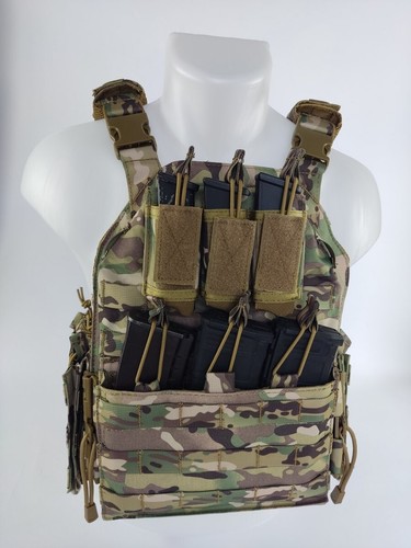 Yakeda 'battle ready' Quick Release Platecarrier Multicam - Picture 5 of 11