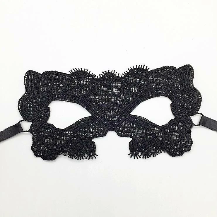 Sexy Women Black Lace Eye Face Mask Masquerade Party Ball Prom Halloween Costume - Image 4 of 4