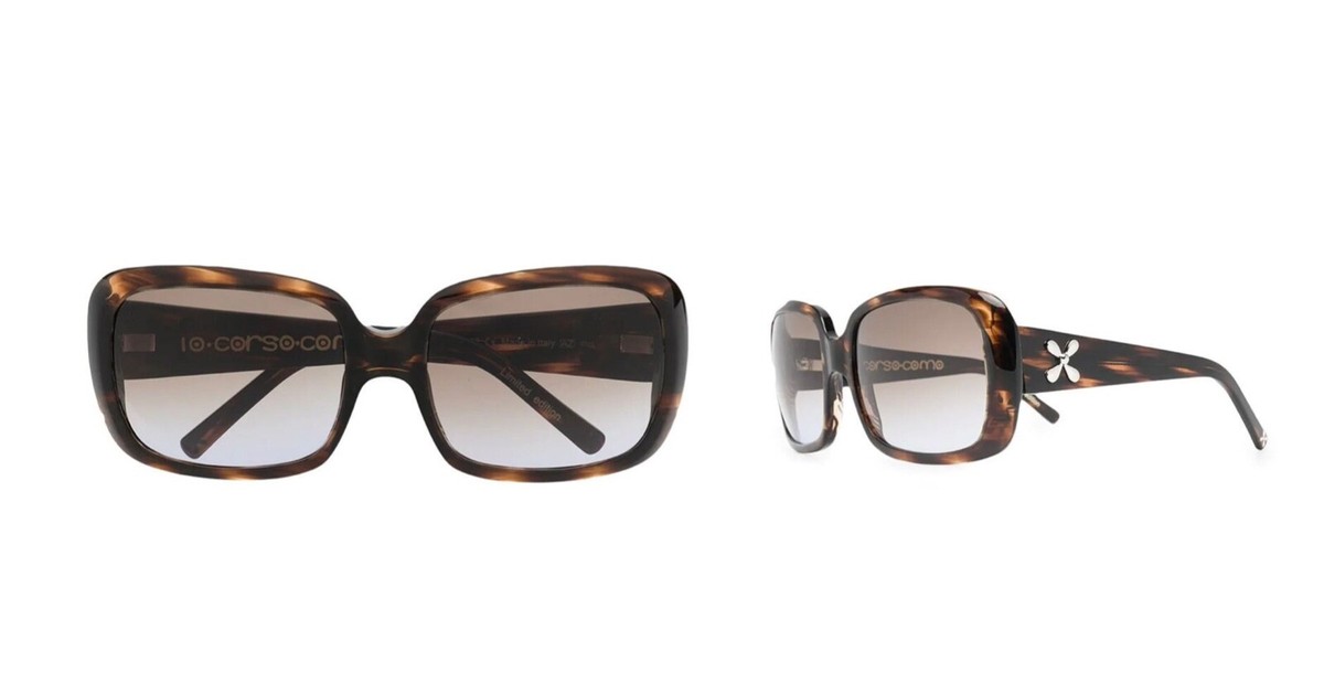 10 CORSO COMO Milan Italy Tortoiseshell Oversize-frame  display picture 2