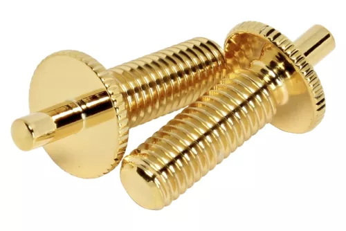 ABM Import Conversion Posts - M8 to smooth 4mm posts for Epiphone - Gold