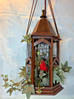 Vintage Victorian Style Metal And Wood Birdcage 19'