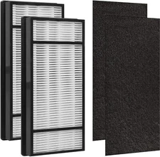 2 Replacement Air Purifier HEPA fits Honeywell HRF-H1 HRF-H2 Filter H HPA060, 