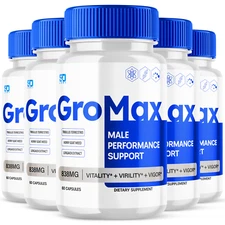 Gromax Capsule- Enhance Endurance and Energy for Men (5 Pack)
