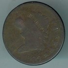 1809 U.S. Classic Head Large Cent - Copper - Km#39 - Rev. Punch - Scarce - G+