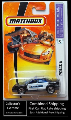 Matchbox Black &amp; White Police Car #71 2006