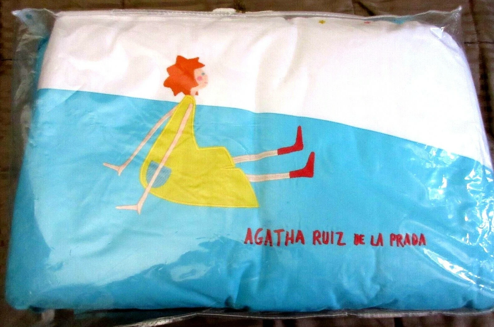 Mattress and Blue/White Bedding Sets by Agatha Ruiz De La Prada NEW