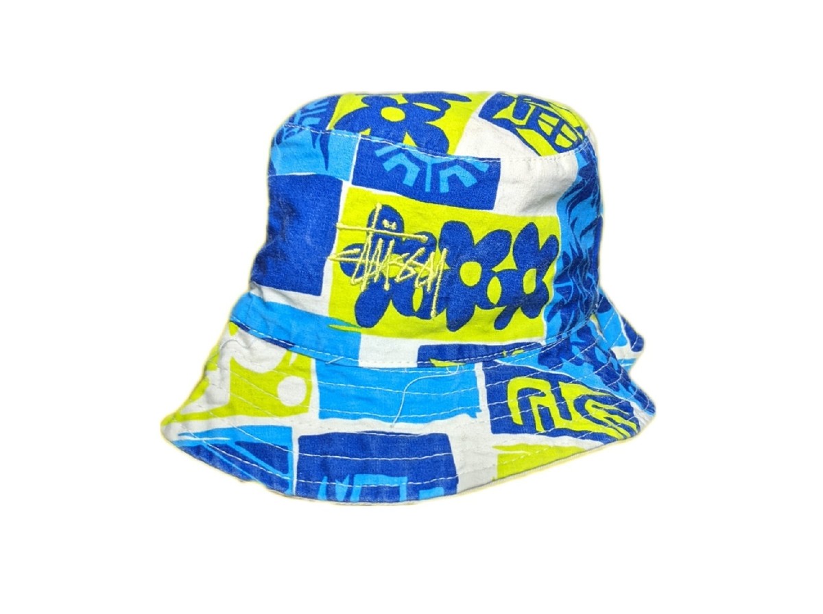 rare】old STUSSY archive bucket hat 変形 rare】old STUSSY
