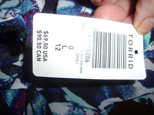 new tags TORRID CHIFFON SLEEVELESS RUFFLE MINI DRESS SIZE 0, LARGE no Offers - Picture 5 of 11