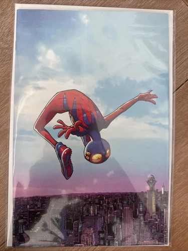 EDGE OF SPIDER-VERSE 3 (2023,ORIGIN SPIDER-BOY) 1:100 RAMOS VIRGIN VARIANT