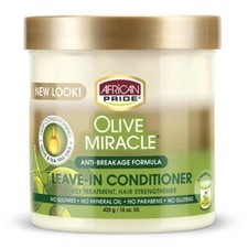African Pride Olive Miracle Anti-Breakage Formula Leave-In Conditioner 425g