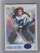 1993 Classic Draft #112 Manon Rheaume TB Lightning Atlanta Knights Hall of Fame