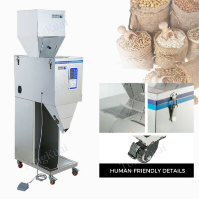 10 - 999G Auto Packing&Filling Machine Weigh Filler For Tea/seed/grain 110V NEW