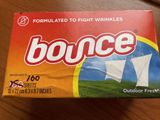 Fabric Softener Bounce Dryer Sheets Laundry, Outdoor Fresh