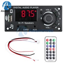 DC5-25V MP3 Decoder Board 2 50W Bluetooth Car Audio Player USB TF Slot FM Radio