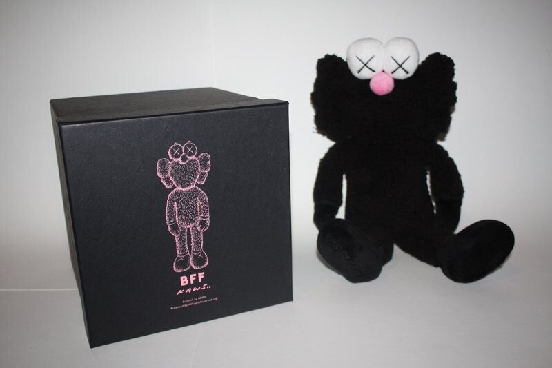 KAWS BFF Plush (Edition of 3000) Black | eBay