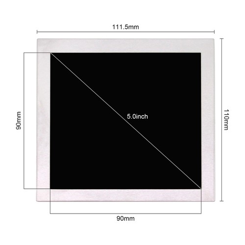 5inch 480X480 LCD Screen 90x90 900nit Square LCD Screen - Picture 2 of 3