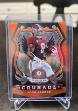 2020 Panini Prizm Draft Picks Josh Jacobs Crusade Orange Prizm