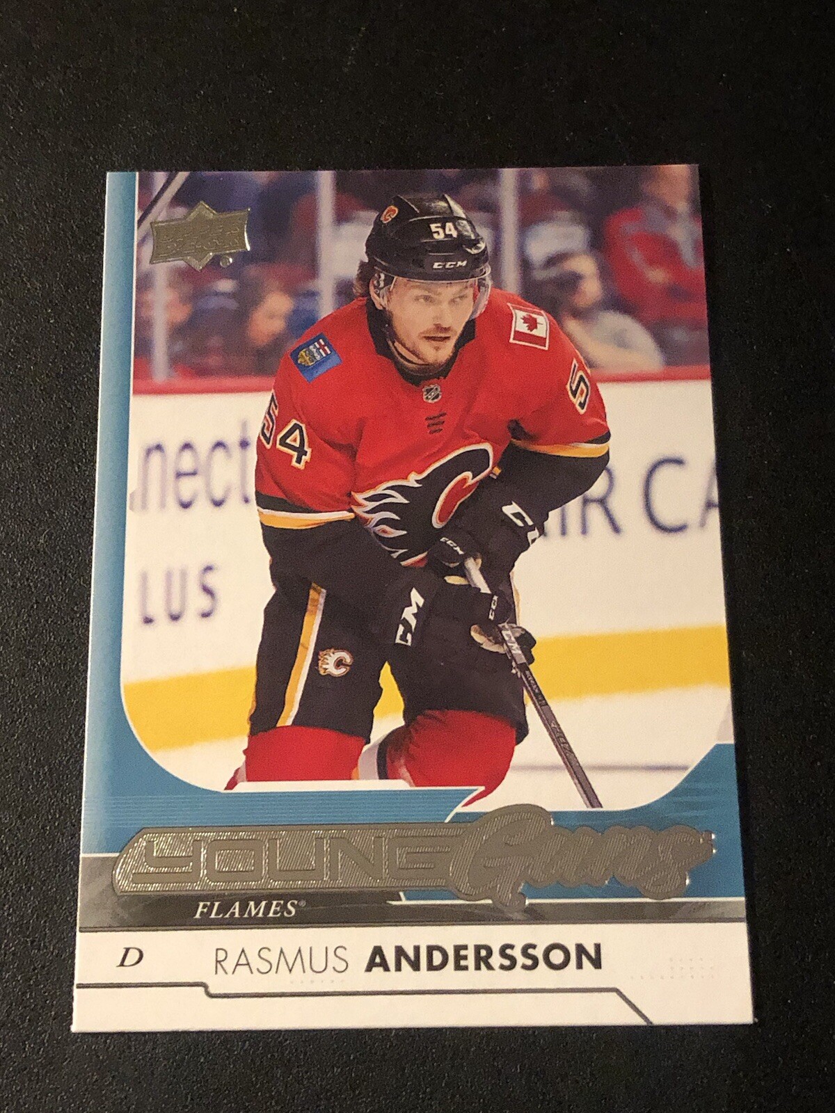 2017-18 Upper Deck Young Guns Rasmus Andersson #218 Rookie RC